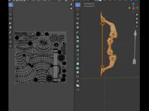 stylized medieval set lowpoly pbr 3D Model