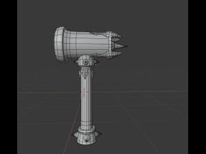 stylized medieval set lowpoly pbr Model 3D