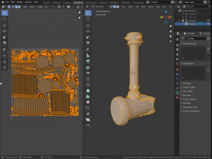 stylized medieval set lowpoly pbr Model 3D