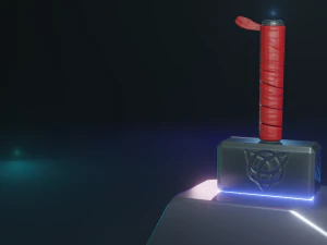 stylized thor hammer 3D Model