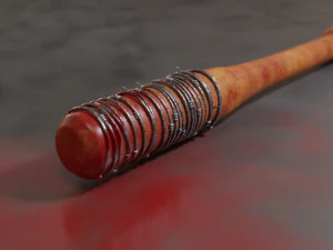 negan bat lucille 3D Model