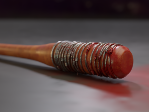 negan bat lucille 3D 모델