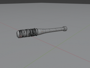 negan bat lucille 3D 모델