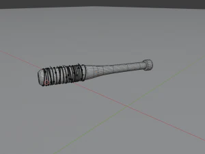 negan bat lucille 3D Model