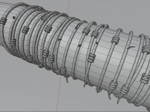 negan bat lucille 3D Model