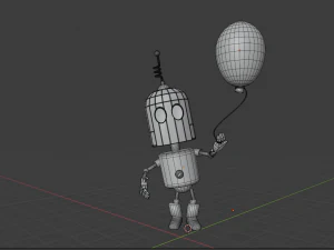 black lives matter tin robot tribute 3D Model
