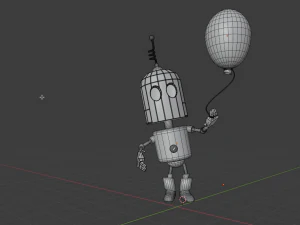black lives matter tin robot tribute 3D Model