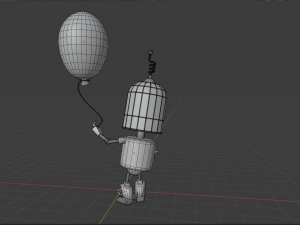 black lives matter tin robot tribute 3D Model
