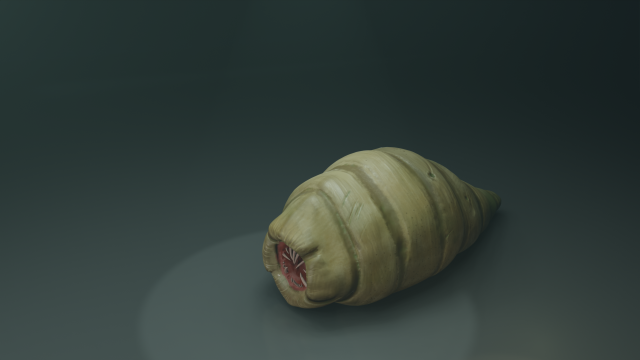worm alien 3D Model .c4d .max .obj .3ds .fbx .stl .blend 