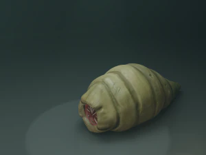 verme alieno Modello 3D