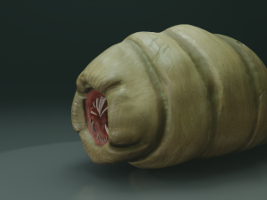 worm alien 3D Model