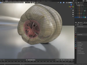 хробак чужорідний 3D Модель