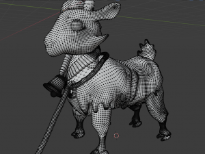 stylized goat 3D मॉडल