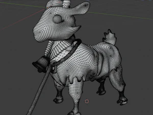 stylized goat 3D Model