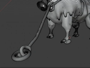 stylized goat 3D Model