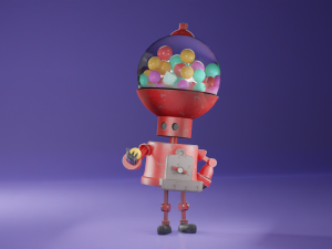 the curious one - robot model 3D Model