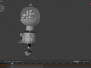 the curious one - robot model Modello 3D
