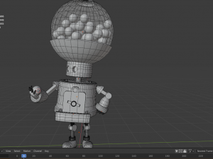 the curious one - robot model Modello 3D