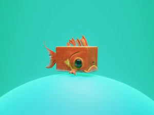 stylized creatures pack low-poly 3D Model