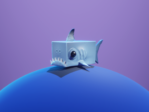 stylized creatures pack low-poly 3D Модель