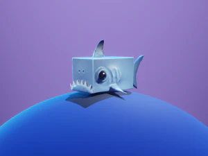 stylized creatures pack low-poly 3D Model