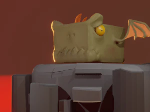 stylized creatures pack low-poly 3D Model