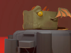 stylized creatures pack low-poly 3D Model