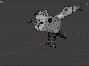 stylized creatures pack low-poly 3D Model
