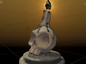 stylized skull halloween special 3D 模型