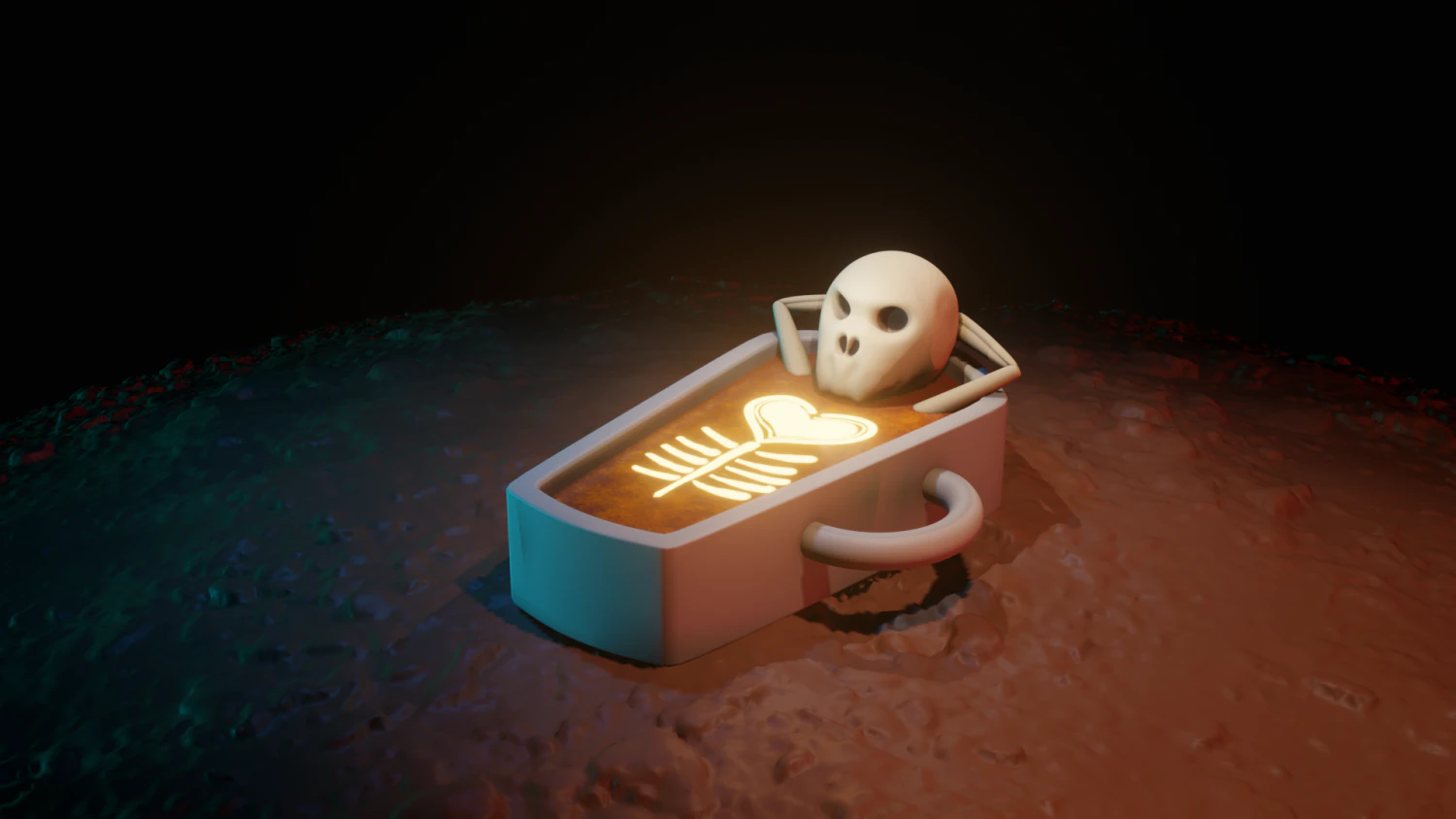 tazza della bara Modello 3D .c4d .max .obj .3ds .fbx .stl .blend 