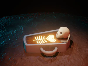 tazza della bara Modello 3D