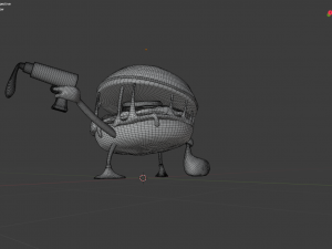burger heist - stylized character Model 3D