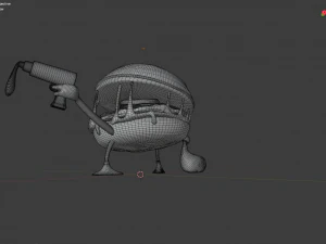 burger heist - stylized character 3D Model
