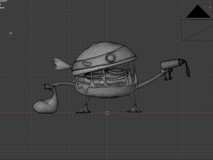 burger heist - stylized character Model 3D