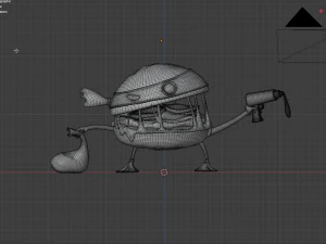 burger heist - stylized character 3D Model