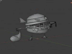 burger heist - stylized character 3D Model