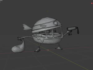 burger heist - stylized character Model 3D