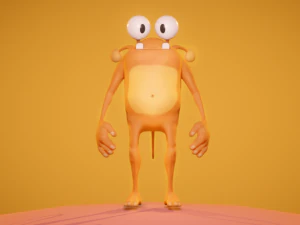 стилізована істота 3D Модель