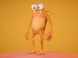 stylized creature 3D Model