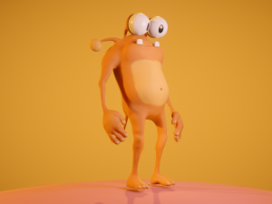stylized creature 3D Model
