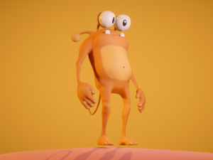 stylized creature 3D Model
