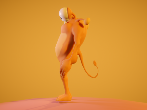 stylized creature 3D Model