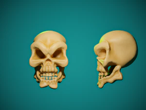 stylized skulls collection 3D Print Model