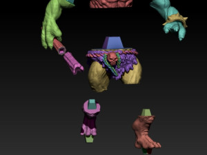 cave troll 3d print 1-4 scale 3Dプリントモデル