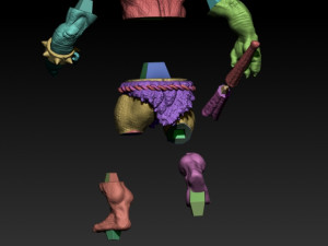 cave troll 3d print 1-4 scale 3Dプリントモデル