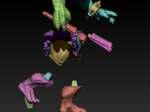 cave troll 3d print 1-4 scale 3Dプリントモデル