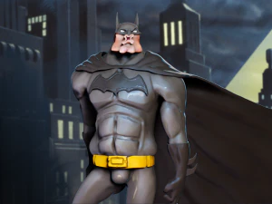 Batman divertente statuetta con stampa 3D Modello di stampa 3D