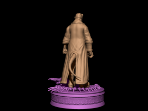hellboy miniature Model Cetak 3D