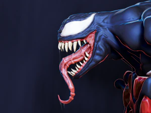 modello di stampa 3d scolpito in miniatura di Venom x Cube Modello di stampa 3D