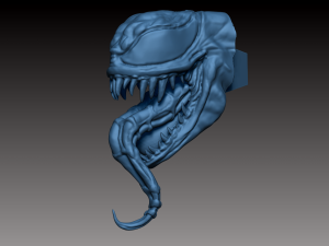 venom x cube miniature sculpt 3d print model 3D Принт Модель